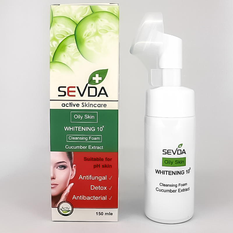 فوم پاک کننده پوست خشک و حساس سودا آلوئه ورا SEVDA